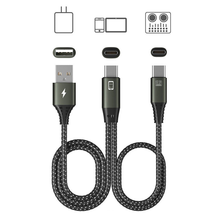 Cavo per scheda audio Live OTG Cavo dati per la ricarica del telefono cellulare Cavo dati per la registrazione audio, T22 8 Pin To Type-C/USB-C+USB, T23 8 Pin To Micro USB+USB, T25 8 Pin To Type-C/USB-C, T28 Type-C/USB-C To Type-C/USB-C����������������...