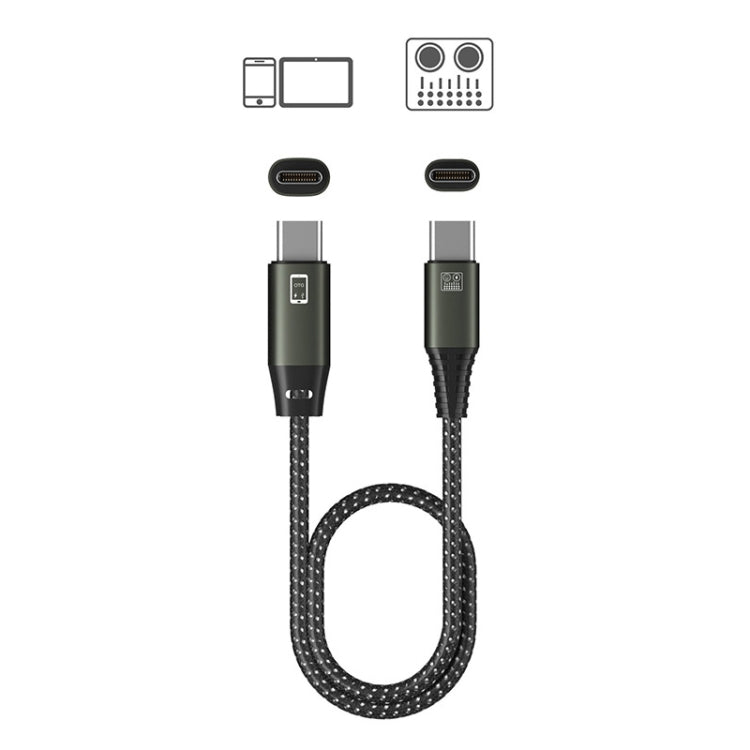 Cavo per scheda audio Live OTG Cavo dati per la ricarica del telefono cellulare Cavo dati per la registrazione audio, T22 8 Pin To Type-C/USB-C+USB, T23 8 Pin To Micro USB+USB, T25 8 Pin To Type-C/USB-C, T28 Type-C/USB-C To Type-C/USB-C����������������...