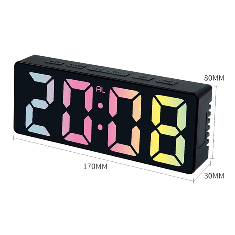 3806C LED Orologio da tavolo elettronico da salotto per la casa Calendario perpetuo Orologio da tavolo digitale