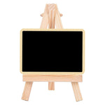 191288 10 Pezzi Bacheca Decorativa con Treppiede in Pino Ornamenti per Lavagna per Messaggi in Negozio per Feste