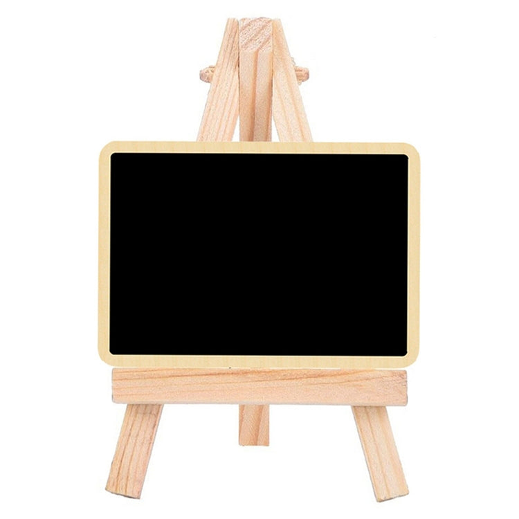 191288 10 Pezzi Bacheca Decorativa con Treppiede in Pino Ornamenti per Lavagna per Messaggi in Negozio per Feste
