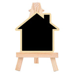 191288 10 Pezzi Bacheca Decorativa con Treppiede in Pino Ornamenti per Lavagna per Messaggi in Negozio per Feste