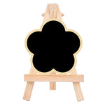 191288 10 Pezzi Bacheca Decorativa con Treppiede in Pino Ornamenti per Lavagna per Messaggi in Negozio per Feste
