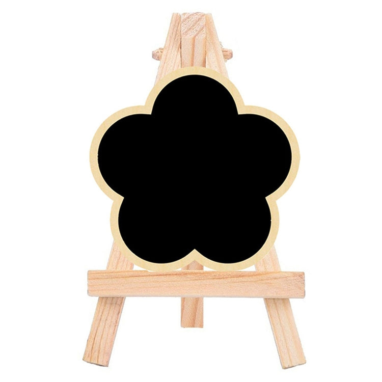 191288 10 Pezzi Bacheca Decorativa con Treppiede in Pino Ornamenti per Lavagna per Messaggi in Negozio per Feste