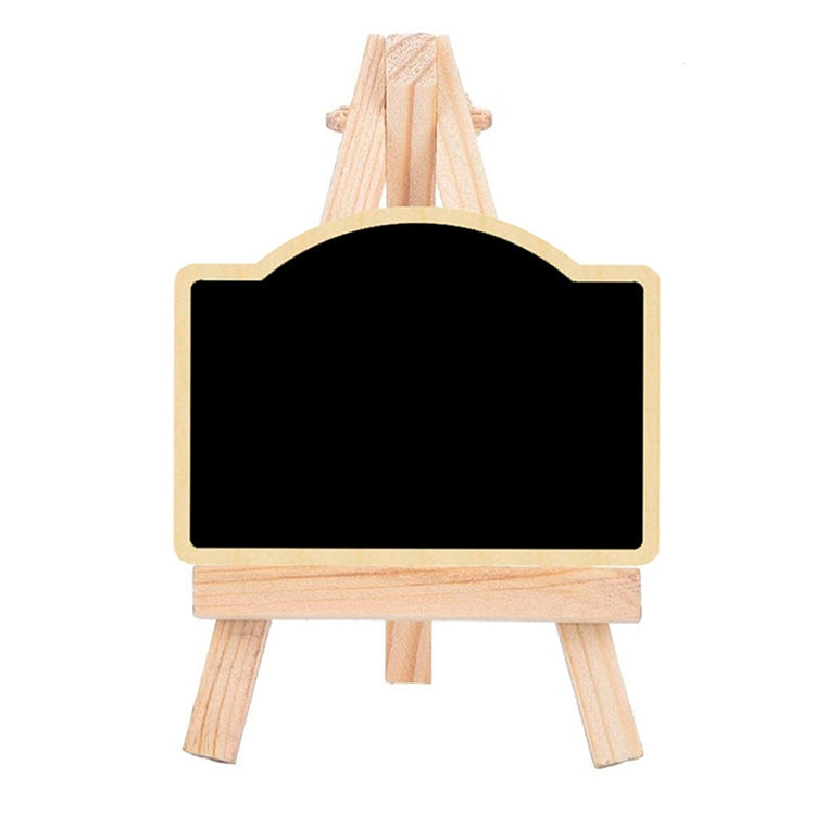191288 10 Pezzi Bacheca Decorativa con Treppiede in Pino Ornamenti per Lavagna per Messaggi in Negozio per Feste