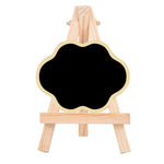 191288 10 Pezzi Bacheca Decorativa con Treppiede in Pino Ornamenti per Lavagna per Messaggi in Negozio per Feste