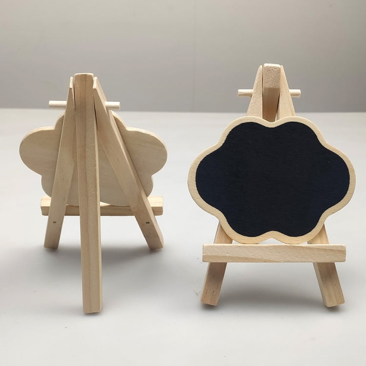 191288 10 Pezzi Bacheca Decorativa con Treppiede in Pino Ornamenti per Lavagna per Messaggi in Negozio per Feste