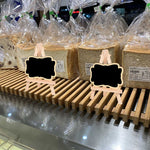 191288 10 Pezzi Bacheca Decorativa con Treppiede in Pino Ornamenti per Lavagna per Messaggi in Negozio per Feste