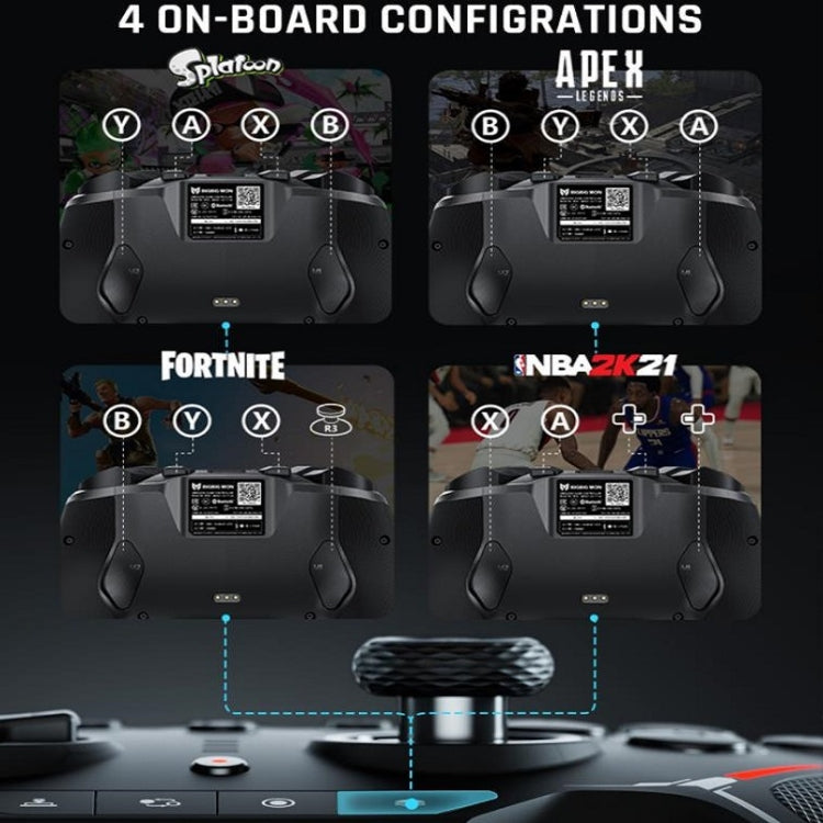 Interruttori di supporto dual mode con cavo Bluetooth Gamepad completamente meccanico / PC / Android / IOS, BIGBIGWON Blitz C2Pro, BIGBIGWON Blitz C2Pro+Base
