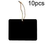 10 pezzi/set mini bacheca in legno da appendere per decorazioni per la casa con cordino