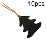 10 pezzi/set mini bacheca in legno da appendere per decorazioni per la casa con cordino
