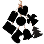 10 pezzi/set mini bacheca in legno da appendere per decorazioni per la casa con cordino