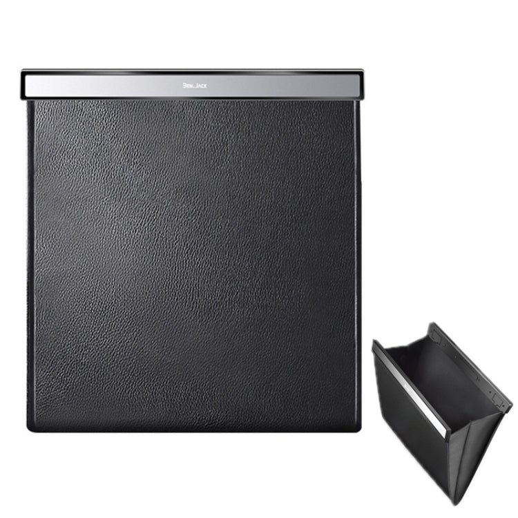 Sacco per immondizia per auto Borsa portaoggetti pieghevole per sedile posteriore, Magnetic Attraction Black
