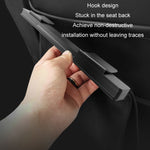 Sacco per immondizia per auto Borsa portaoggetti pieghevole per sedile posteriore, Magnetic Attraction Black