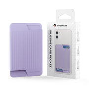 Custodia in silicone per carte posteriore