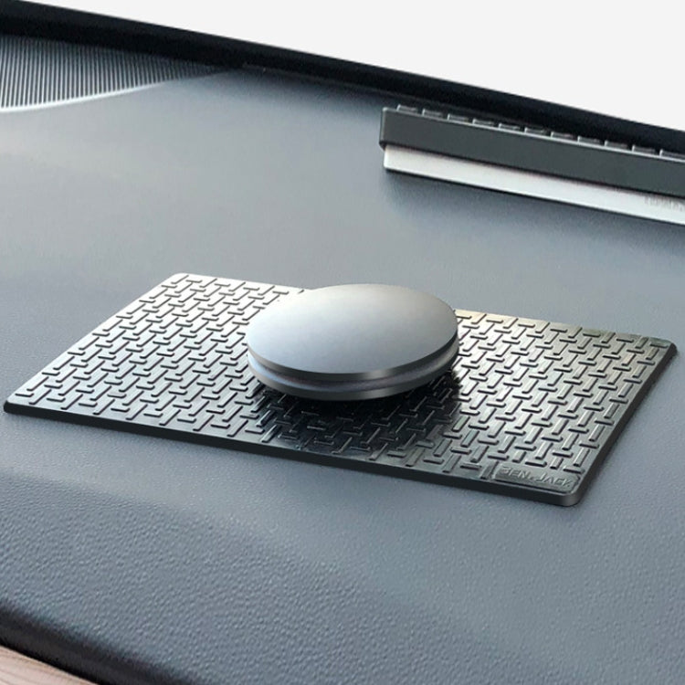 BEN.JACK Tappetino antiscivolo per cruscotto di controllo centrale per auto, Black Small, Transparent Small, Black Large, Transparent Large
