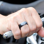 SiR013 Anello in silicone per sport all'aria aperta curvo da 8,7 mm, No.9, No.10