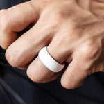 SiR013 Anello in silicone per sport all'aria aperta curvo da 8,7 mm, No.13, No.14