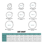 SiR013 Anello in silicone per sport all'aria aperta curvo da 8,7 mm, No.9, No.10