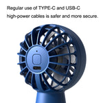 Ventilatore portatile USB con batteria 1200-1500mAh