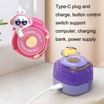 Ventilatore da collo portatile USB mini ricaricabile