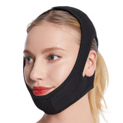 MK122 Cintura anti-russamento Sottogola triangolare Cintura unisex per la protezione del mento, Black