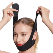 MK122 Cintura anti-russamento Sottogola triangolare Cintura unisex per la protezione del mento, Black