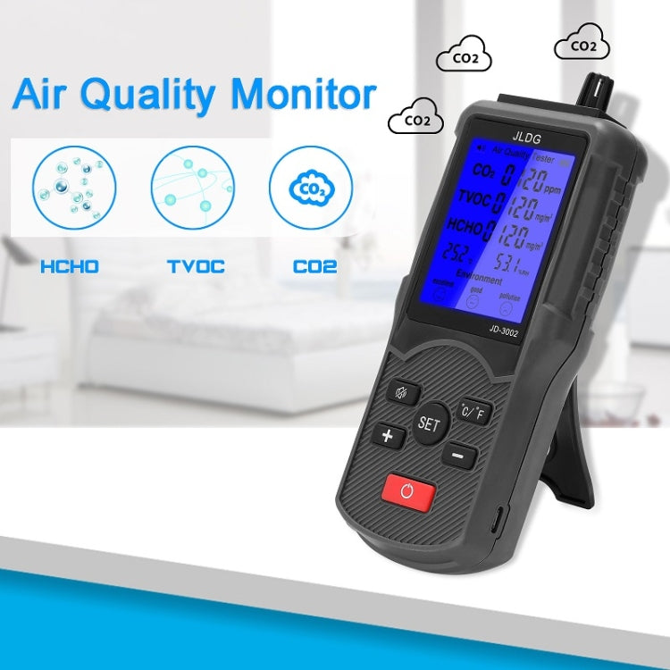 JD-3002 Rilevatore temperatura, umidità e CO2