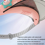 GL130-133 Mini ventilatore da campeggio portatile USB senza foglie con cappuccio per ventola da esterno, Star Rabbit, Sun Lion, Huahua Duck, Love Dragon