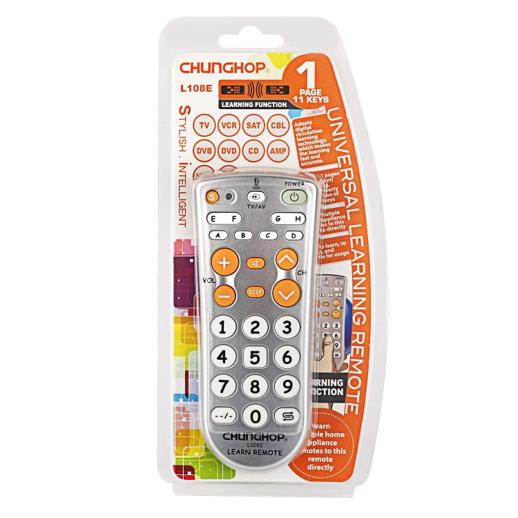 Telecomando universale CHUNGHOP L108E a infrarossi