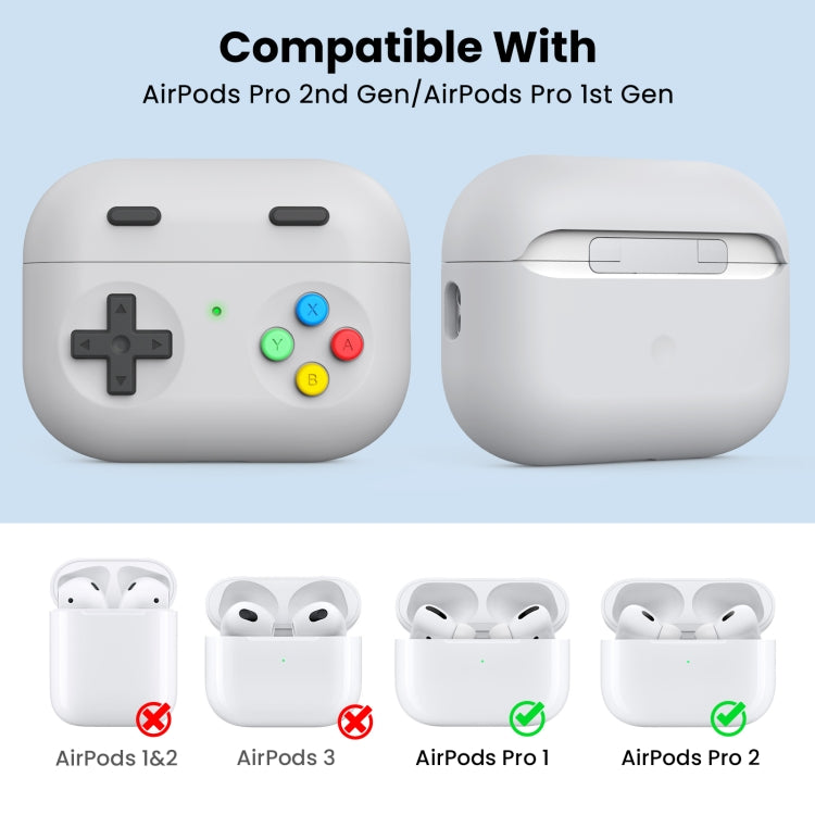 Custodia in silicone per AirPods Pro 2 AhaStyle