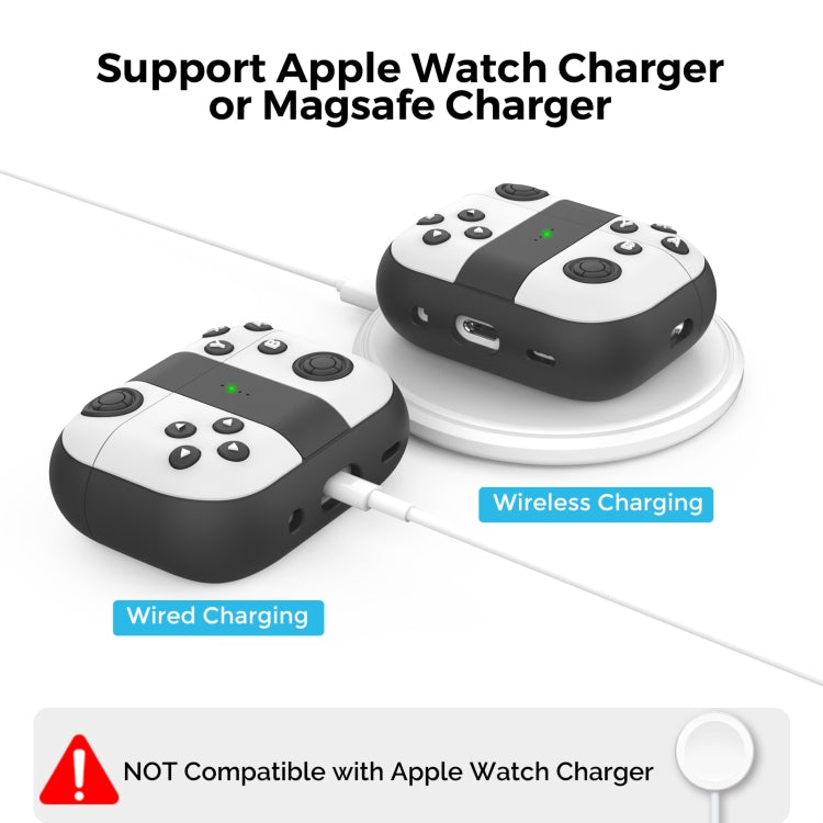 Custodia in silicone per AirPods Pro 2 con ricarica wireless