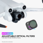 Filtri ND/PL per DJI Mini 3 Pro - Set 4 in 1 e 6 in 1