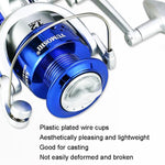 Mulinello da spinning serie YUMOSHI SA Mulinello da pesca con testa in plastica, SA1000, SA2000, SA3000, SA4000, SA5000, SA6000, SA7000