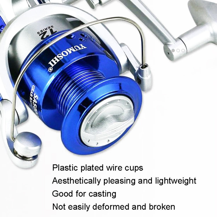 Mulinello da spinning serie YUMOSHI SA Mulinello da pesca con testa in plastica, SA1000, SA2000, SA3000, SA4000, SA5000, SA6000, SA7000