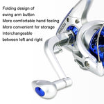 Mulinello da spinning serie YUMOSHI SA Mulinello da pesca con testa in plastica, SA1000, SA2000, SA3000, SA4000, SA5000, SA6000, SA7000