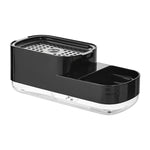 Dispenser di sapone Dispenser automatico di sapone liquido Scatola di immagazzinaggio per pennelli da cucina, Soap Dispenser White, Soap Dispenser Black