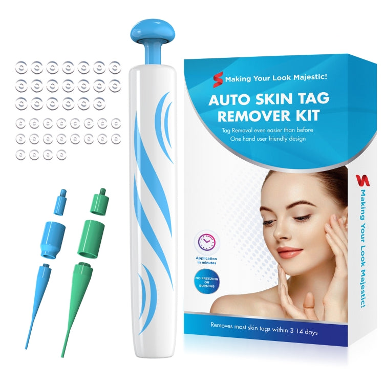 2 IN 1 Auto Skin Tag Remover Device Adult Mole Wart Remover Strumenti di bellezza per la cura del viso, 2 IN 1 Skin Tag Remover