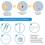 2 IN 1 Auto Skin Tag Remover Device Adult Mole Wart Remover Strumenti di bellezza per la cura del viso, 2 IN 1 Skin Tag Remover