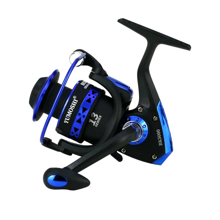 Mulinello da pesca Spinning Bobina di metallo resistente Bobina di pesce di mare ad alta velocità, YUMOSHI BK1000, YUMOSHI BK2000, YUMOSHI BK3000, YUMOSHI BK4000, YUMOSHI BK5000, YUMOSHI BK6000, YUMOSHI BK7000