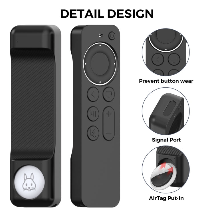Custodia in silicone per Apple TV Siri Remote 2/3