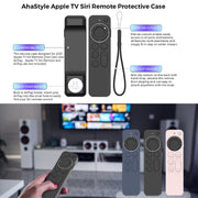 Per Apple TV Siri Remote 2/3 Custodia protettiva in silicone per telecomando AhaStyle PT165, PT165 (Pink), PT165 (Black), PT165 (Blue)