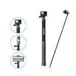 Monopiede Selfie Stick 3m Fibra Carbonio per Action Camera
