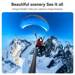 Monopiede Selfie Stick 3m Fibra Carbonio per Action Camera