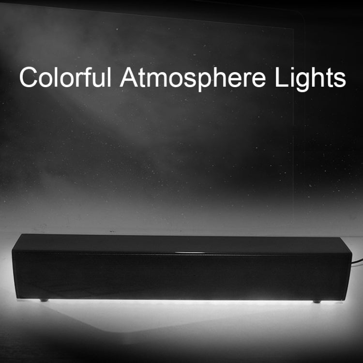 BT809S Desktop Long Gaming Altoparlante Bluetooth Computer USB Plug-in Intelligent Ambient Light Audio