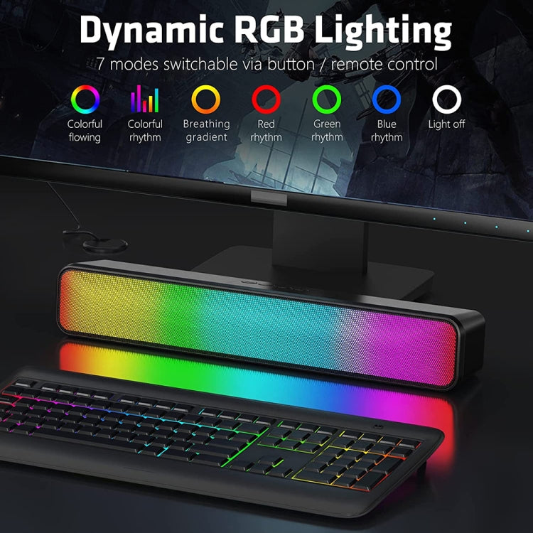 Altoparlante Bluetooth RGB E-3562 con luci colorate