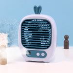 Ventola umidificatrice spray da tavolo con ricarica USB