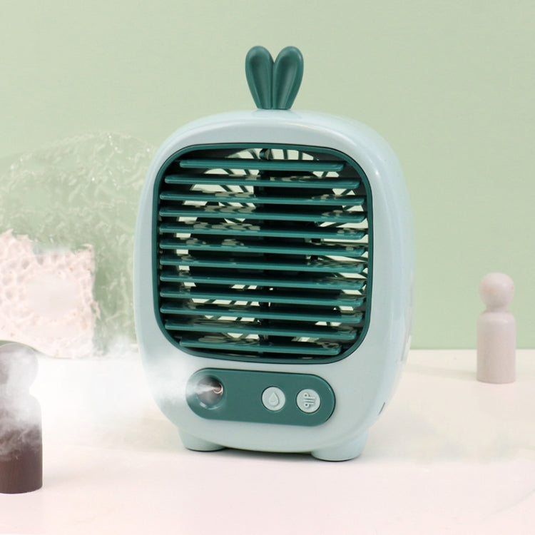 Ventola umidificatrice spray da tavolo con ricarica USB