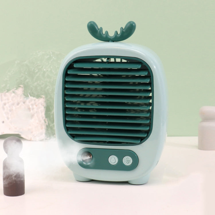 Ventola umidificatrice spray da tavolo con ricarica USB
