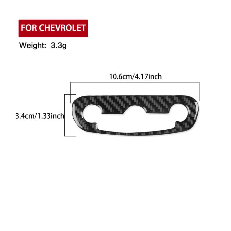Per Chevrolet Malibu 2016-2024 modello A, adesivo interruttore fari guida a sinistra